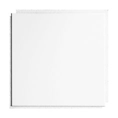 an empty white paper on a white background