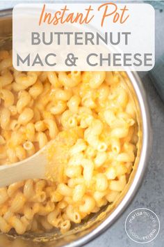 instant pot butternut mac and cheese recipe