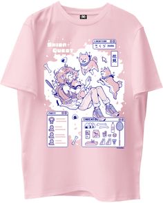 Vaporwave & Aesthetic Clothing | Shiba Quest Tee – Vapor95 Vaporwave Fashion, Vaporwave Clothing, Vaporwave Aesthetic, Aesthetic T Shirts, Aesthetic Shirts, Aesthetic Clothing, Kawaii Clothes, Kawaii Fashion, Personalized T Shirts