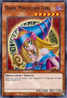 the card for dark magician girl