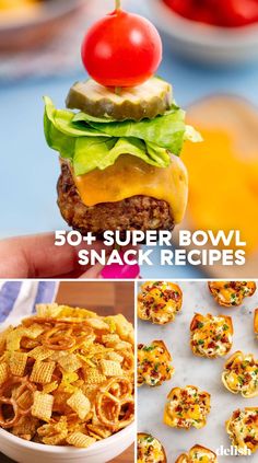 90 Party Snacks Worthy Of A Touchdown Dance #recipes #cooking #food #dishes #homemade #delicious #easyprecipes #vegetarian #desserts #breakfast #lunch #dinner #pasta #soups #healthyeating #holidayrecipes #vegan #cookies #baking #nationalcuisinerecipes Tailgate Apps, Superbowl Decorations, Superbowl Food Ideas, Homegating Party, Super Bowl Party Snacks, Super Bowl Snack Recipes, Apartment Cooking, Best Superbowl Food