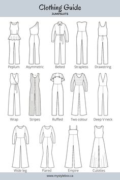 the basic sewing guide for women's jumpsuits