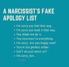 Fake Apologies