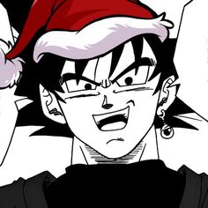 Goku Black navidad Goku Black Christmas Pfp, Chibi Goku Black, Dragon Ball Christmas Pfp, Dbz Christmas Pfp, Christmas Manga Pfp, Dragonball Christmas, Goku Black Manga Icon, Dbz Christmas, Christmas Dragon Ball