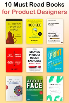 the 10 must read books for product designers by john m schnutek