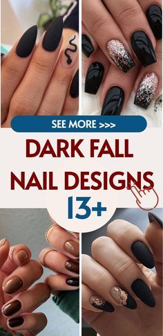 Autumn French Nails, Classic Fall Nails, Dark Autumn Nails, Minimalist Nail, Dark Fall, Fall Manicure, Fall Nail Trends, Nude Nail Designs