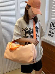 BagForLove - Spacious and Stylish Outdoor Bag, Details Pictures, Orange Pattern, Word Wrap, White Space, Color Orange, Orange Color, Gym Bag, The Row