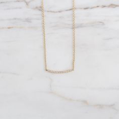 NKL-14K Mini Curved Bar Smile Necklace - 14K Yellow Gold Classic Everyday 14k Gold Bar Necklace, Classic 14k Gold Bar Necklace For Formal Occasions, Smile Necklace, Bar Necklaces, Curved Bar Necklace, Curved Bar, Layered Look, Bar Necklace, White Gold