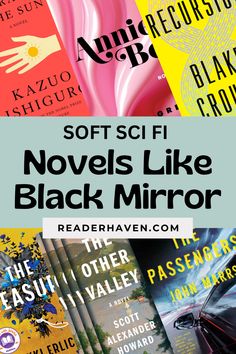 novels like black mirror are featured in this graphic book cover art project for the reader'save com