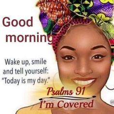 a woman with a smile on her face and the words good morning written below it