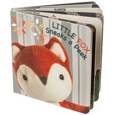 Mary Meyer Leika Little Fox Board Book Story Sack, Board Books For Babies, Scandinavian Aesthetic, Velour Fabric, Baby Soft Toys, Board Book, Baby Fox, Stationery Collection, Baby Rattle