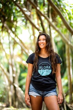 Kauai Hawaii, Logo Tee, Shop Logo, Kauai, Logo Tees, Tee Design, Cotton Tee, Womens Tees