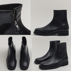 Looking for our legacy camion boot alternative  check out our square toe MARO boots Brand Moodboard, Black Boots Men, Sleek Dress, Mens Leather Boots, Smart Things, Square Toe Boots, Fit Fashion, Our Legacy, Leather Shoes Men