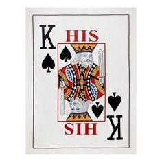 a playing card with the king of spades on it