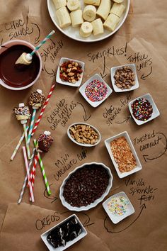 a table topped with lots of different types of food