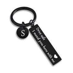 a keychain with the letter r on it that says, i love you more than time