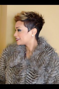 Great cut Tapered Haircut, Haute Hair, Short Sassy Hair, Sassy Hair, Hair Affair, Image Description, Cute Hairstyles For Short Hair, Hair Crush, Love Hair