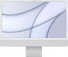 a computer monitor with an image of wavy lines on it's display screen is shown