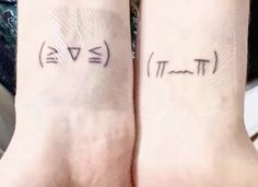 two people with matching tattoos on their arms that say it's time to get married