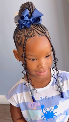 Braided Bun Hairstyles For Kids, Kids Back To School Hairstyles Black, Braided Ponytail Hairstyles Black Kids, Back To School Hairstyles For Kids, Back To School Braided Hairstyles, School Braided Hairstyles, Lil Girl Hairstyles Braids, Medium Length Kids Hairstyles, Kid Hairstyles