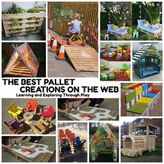 the best pallet creations on the web learning building through play by using pallets