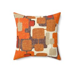 Kate McEnroe New York Retro Geometric Mid Century Modern Throw Pillow, Mid Mod Vintage Atomic Age Decor, MCM Cushions, Living Room Accent Pillow - 126881823Throw Pillows29052310310341383211 Atomic Age Decor, Cushions Living Room, Mid Century Couch, Accent Pillows Living Room, Retro Trailer, Mid Century Modern Pillows, Hendersonville Nc, Mod Vintage, Modern Throw Pillows