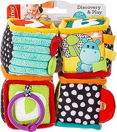 an assortment of baby's cloths and toys