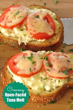 toasted bread topped with shrimp and tomatoes