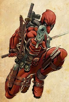 Deadpool is one of the cooler comic book characters, he is the "Psychotic Marvel Anti-hero Extraordinaire" Deadpool, Marvel