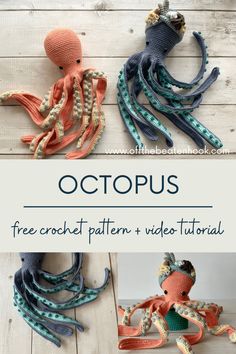 octopus crochet pattern and video instructions