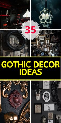 gothic decor ideas that are easy to diy and great for your home or office