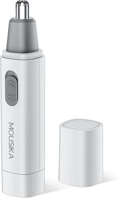 VARIOUS USES: Whether your nose ears eyebrows or beard on face, this professional trimmer painlessly & efficiently removes all unwanted hairs. One-button design is easy to use and suitable for men and women. POWERFUL MOTOR: 8000RPM powerful motor improve performance which powered by 1pc AA battery (NOT included) can run for more than 6 months for 5mins of use at a time. UPGRADE BLADE: High-quality stainless steel dual-edge spinning blades design with innner 360 rotating system making quickly and smoothly trimming hair without any residue. WET/DRY DUAL USE: Washable and easily detachable trimmer head can be rinsed under water, small brush is included for your convenience to clean thoroughly. BRAND SERVICE GUARANTEE: If there is problem in purchase and need technical support in use or have a Trimming Hair, Hair Trimmer For Men, Nose Hair Trimmer, Hair Trim, Trimmer For Men, Power Colors, Facial Hair Removal, Ear Hair, Unwanted Hair Removal