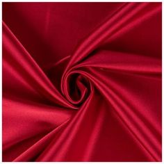 a red satin fabric with very thin folds