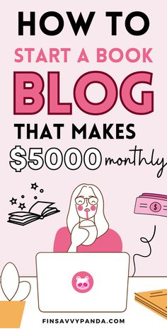 how to start a book blog that makes $ 500 / month