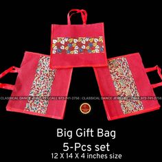 Classical Dance Jewelry Red Bag With Zari Work For Festivals, Red Potli Bag With Zari Work For Diwali, Red Zari Work Potli Bag For Diwali, Red Bags With Zari Work For Diwali, Festive Bags With Motifs For Festivals, Red Potli Bag With Zari Work For Gifts, Red Rectangular Bags With Zari Work, Red Festive Bag For Festivals, Red Potli Bag For Festivals And Celebrations