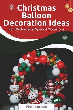 christmas balloon decoration ideas for wedding and special occasions