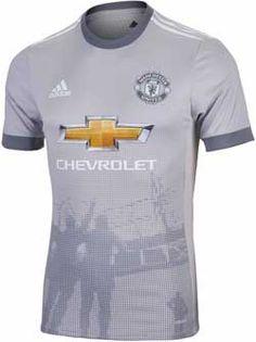 adidas Manchester United Authentic 3rd Jersey 2017-18 | SoccerMaster.com Manchester United Soccer, Manchester United Football Club, Manchester United Football, Soccer Gear, Wrangler Shirts, Old Trafford, Soccer Jerseys, Holy Trinity, Baby Shark