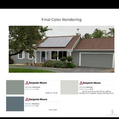 the color scheme for this house is gray