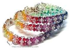 Cristal Bracelet, Bracelets Tutorial, Swarovski Pendant, Swarovski Crystal Rings, Swarovski Crystal Jewelry, Swarovski Crystal Bracelet, Swarovski Bracelet, Rainbow Bracelet, Swarovski Crystal Necklace