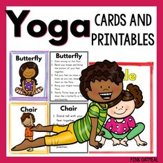 yoga cards and printables for children