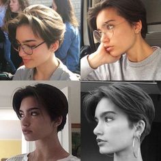 Trendy Bob, Androgynous Hair, Tomboy Hairstyles, Short Hair Tomboy, Hair Undercut, Girls Short Haircuts, Hair Inspiration Short, Shot Hair Styles, Undercut Pixie