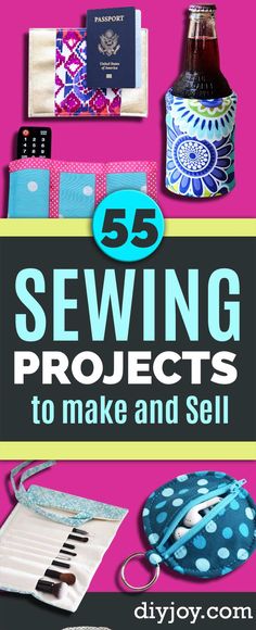 Sewing Projects to Make and Sell - Pin on Sewing Ideas to Sell for Profit - Free Patterns and Tutorial Sewing Projects To Sell, Projects To Make And Sell, Trendy Sewing Projects, Sewing To Sell, Sell Diy