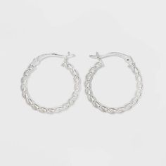 Elegant Sterling Silver Hoop Earrings For Summer, Silver Nickel-free Hoop Earrings For Summer, Elegant Silver Hoop Earrings For Summer, Dresses And Heels, Twist Earrings, Twist Hoop Earrings, Dressy Outfit, Earrings Sets, Hoop Earring Sets