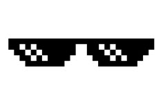 a black and white line with squares on it, that has been drawn in the style of an 8 bit video game