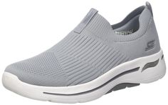 PRICES MAY VARY. Patented Skechers Arch Fit insole system with podiatrist-certified arch support Removable insole helps mold to your foot to reduce shock and increase weight dispersion Lightweight and responsive ULTRA GO cushioning with Comfort Pillar Technology for added support Durable dual-density traction outsole for stability Machine washable, air dry