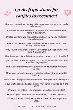 Things To Do To Make Your Relationship Better, Marriage Emotional Connection, Things To Do To Help Your Relationship, Ways To Build Emotional Connection, Relationship Deepening Questions, Building Deeper Connections, Pre Relationship Questions, Couples Connection Questions, Connection In Relationships