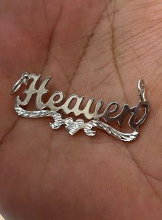 Silver Hallmarked Nameplate Jewelry, Silver Hallmark Nameplate Jewelry, Personalized Sterling Silver Jewelry For Memorial, Letters Jewelry, Letter Jewelry, Name Pendant, Cursive Letters, Jewelry Personalized, Personalised Gifts For Him