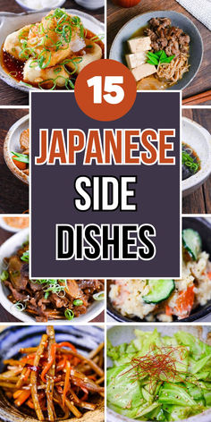 Japanese side dishes collage featuring vegetable recipes, comfort foods, and beginner-friendly options Japanese Rice Dishes Recipes, Eating Japanese Food, Japanese Bento Recipes, Japanese Side Dishes, Japanese Cooking Recipes, Japanese Sides, Japanese Salads, Chinese Vegetarian Recipes, Japanese Recipe Ideas