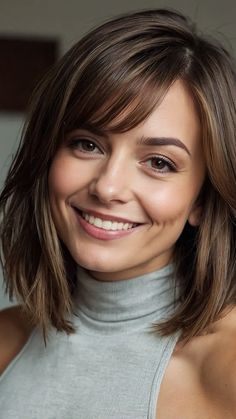 Trendy Mom Haircut Ideas for the Modern Family - Cheerful Talks Mid Length Hair Styles Round Faces, Medium Length Mom Haircut, Trendy Mom Haircut, New Mom Haircuts, Cute Mom Haircuts, Mom Haircut, Mom Haircuts, Bob Haircut For Round Face, Long Bobs