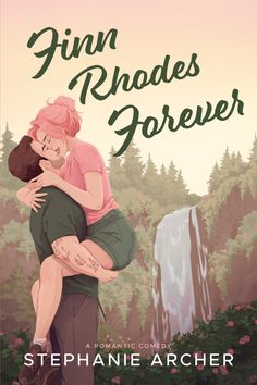 the cover to finn rhode's forever, with an image of two people hugging each other